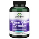 Swanson Calcium Citrate Complex Bone Muscolo Nerve Sanità Supporto per la pressione sanguigna Supplemento minerale 250 mg di calcio (da Citrate & Carbonate) 100 capsule
