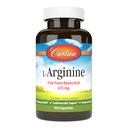 Carlson - L-Arginina, 675 mg, promuove il sistema circolatorio sano e cardiovascolare, 90 capsule