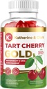 Katherine & Clark Tart Cherry Gold Montmorency Gummies - Tart Cherry Extract Gummies with Celery Seed - promuove livelli di acido urico sano per sostenere il sollievo comune - Vegan Made in the USA - 60 Count