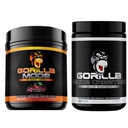 Gorilla Mind Pre Workout (Cherry) + Creatina (100 Serv.) - Stack completo per una migliore resistenza, uscita di potenza e dimensione del muscolo