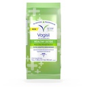 Wipes Vagisil per tutti i tipi di pulizia, disintossicazione della salute, formulato con oli essenziali, 20 Wipes in una busta sigillabile (confezione di 1)