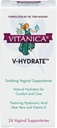 Vitanica V-Hydrate, Ialuronic Acid Vaginal Suppositories for Comfort and Vaginal Hydration with Aloe Vera and Vitamin E, Hormone-Free & Drug-Free, Vegan, 2 Month Supply, 24 Count