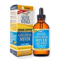 Percorso naturale Silver Wings Colloidal Silver 500ppm Supporto Immune Supplemento 4 fl. oz. Goccia