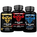 Prime Labs Prime Test Testosterone Booster + Night Duty Sleep Supplement + Tongkat Ali Plus (60 conteggio ogni)