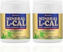 Minerale L-Cal Calcium con vitamina D3, 4 mesi di alimentazione, acqua Soluble Ball Formato con Magnesio e Minerali, Rapido assorbente Magnesio D3 Supplemento, 1.300 Balls per Bottiglia, 130g Ogni, Confezione da 2