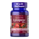 Puritan's Pride Premium Lycopene 20mg, Supplemento dietetico per la prostata, Antiossidante, Salute del cuore e Supporto per la salute generale, 1 mese di fornitura, 60 Softgel a rilascio rapido