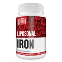 Supplemento di ferro Liposomal Fe per le donne, supplemento di ferro da 65 mg con acido folico & vitamina B12 per gli uomini, supporto giornaliero di sangue & energia per la carenza di ferro degli adulti 60 softgels (1 bottiglia)