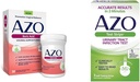 AZO Boric Acid Vaginal Suppositories aiuta a sostenere il controllo dell'odore e l'equilibrio Vaginal PH, 30 conteggio infezione del tratto urinario (UTI) strisce di prova, risultati accurati in 2 minuti, 3 conteggio