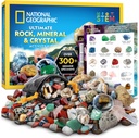 National Geographic Rock Collection Box per bambini – 300+ Piece Gemstones and Crystals Set Include geodi e cristalli reali, rocce e minerali, kit di scienza per bambini, un regalo di geologia per ragazzi e ragazze