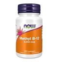 NOW Foods Methyl B12 - Methylcobalamin Plus Folic Acid - 5000 MCG (120 Lozenges)