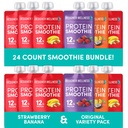 Designer Wellness Protein Smoothies Variety Pack e Fragola Banana Bundle