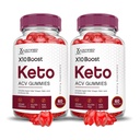Laboratori giustificati (2 Pack X10 Boots Keto ACV Apple Cider Boost formulato con Pomegranate Beet Juice Powder B12 Vegan Non GMO 120 Gummies