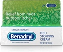 Benadryl Itch Stopping Cream Extra Forza 1 oz (Pack of 8)