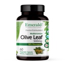 EMERALD LABS Mediterranean Olive Leaf 500mg - Gluten-Free, Vegan Olive Leaf Extract - Supporta pelle, Immune & Heart Health - 60 capsule vegetali (Up to 60-Day Supply)