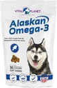 Vital Planet - Alaskan Omega-3 Soft Chews for Dogs, Wild Alaskan Fish Oil – 30 Hickory Aromaed Soft Chews