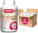Jarrow Formulas QH-Absorb, 100 mg, Ubiquinol Integratore alimentare per la funzione cardiovascolare sana, 120 Softgels, 120 giorni di alimentazione, 12 pacchetti