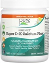 Ionic Fizz Super D-K Calcium Plus by Pure Essence - con Magnesio Extra, Vitamina D3, Vitamina K2 - Arancione Vanilla - 14.82oz