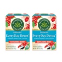 Medicinali tradizionali organici EveryDay Detox Schisandra Berry Herbal Tea, Supporta la funzione di fegato sano (16 Conte (Pack of 2))