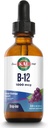 KAL B12 1000 mcg DropIns, Liquido ad alto assorbimento B12 Vitamina, Integratori di energia sana per il metabolismo, Salute del cuore, Nerve, Supporto per globuli rossi, Gocce naturali di aroma B12, 196 Servings, 2oz