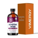 Vimergy Soothe Wise* – Fast-Absorbing Immune Support with Elderberry Syrup and Raw, Organic Honey – Coats and soothes Respiratory Fabrics – USDA Certified Organic, Vegan, Paleo-Friendly, Gluten-Free.