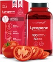 Lycopene 50mg 180 capsule vegetariane | Supplemento Salute | Estratto di pomodoro naturale Non OGM | Polvere pura