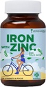 ATS Iron with Zinc & Folic Acid compresse | Iron Folic Zinc | Integratori di ferro per anemia | e forza Migliora la funzione cerebrale |