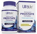 ULTALIFE Advanced Saw Palmetto Prostate Supplemento per gli uomini con Beta Sitosterol promuove il comfort urinario, la qualità del sonno e la salute della prostata 90 capsule