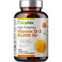 biophix Vitamin D-3 10000 IU High-Potency 120 Softgels - High-Potency Soy-Free Supports Strong Bones Immune Health