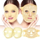 Face Ice Pack e 2 Pacchetti Silicone Face Mask Cover, Full Facial Frozen Masks Hot Cold Face Compress Riusable Skin Care Set for Women for Puffiness Swelling Relief Beauty Spa Essentials