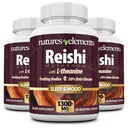 Estratto di funghi Reishi – 10:1 Concentrazione – 1000mg – 60 compresse – Confezione da 3 – Supporto immunitario – Sicuro vegetariano – Gluten Free – Ganoderma Lucidum