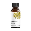 THORNE - Vitamina K2 Liquido (1 mg per goccia) - Integratore di vitamina K2 concentrato per il supporto di cuore e ossa* - Glutine, Latticini e Soia-Free - 1 Fl Oz