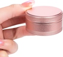 Contenitore Pillola in metallo caso - scatola impermeabile per il viaggio quotidiano, Single Pill Hplder per il borsellino tascabile, organizzatore di medicina portatile, ideale per il trattamento di oli di pesce, regalo unico rosa