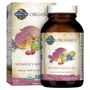 Giardino della vita Multivitamina per le donne 40 Plus, Organics Womens Vitamins, Ormone & Breast Health Support Blend, Vegan, 120 compresse