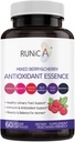 6in1 Antiossidante supplemento per le donne con mirtillo, semi di uva e miscela di bacche | Complesso nutrizionale-pelle, invecchiamento sano, Immune & Urinary Tract Support | capsule vegan