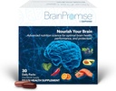 EyePromise BrainPromise Brain Supplement - 30 Softgel Packets, 30-Day Supply - Formula completa di Scienza-Backed con Lutein e Zeaxanthin per supportare la memoria, la messa a fuoco e la salute generale del cervello