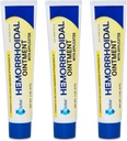 Trattamento emorroidale del dolore per l'intaglio 2 oz (56g) Per il trattamento emorroide del tubo per l'atto veloce Itch, gonfiore e massima resistenza dolore (3 pacchetto)