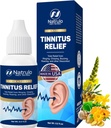 Rilievo di anelli per le orecchie – Gocce di anelli per l'orecchio naturale per il trattamento di acufene – Sooth Discomfort, Ridurre il rumore dell'orecchio – Gocce di rimozione della cera dell'orecchio Cleaner Migliorare la salute dell'udito e dell'orecchio, Made in USA