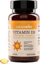 Vitamina D3 10.000IU (250 mcg) 30 giorni di alimentazione - Alta potenza per il supporto immunitario sano e la funzione muscolare, Non OGM, senza glutine in olio extra vergine di oliva biologico, (Mini Softgel), 30 conte