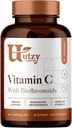 Utzy Naturals Vitamin C Complex | 400mg Vitamina C con Acercola & Citrus Bioflavonoids | 60 capsule