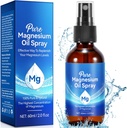 Olio di spruzzo di magnesio puro, Olio di magnesio per piedi e sonno, Facile da assorbire, 2.02 Fl Oz