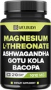 Magnesio L-Threonate Capsules 1010mg - 210 Capsule - Blended with Ashwagandha Root, Gotu Kola Leaf & More