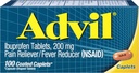 Advil Coated Tablets Pain Reliever e Fever Riduttore, Ibuprofen 200mg
