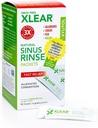 Xlear Natural Xylitol Sinus Rinse Refill, Neti Pot Saline Packets - Pulitore di naso per la pressione veloce e la congestione di sollievo, funziona con la maggior parte dei sistemi di irrigazione nasale, 50 conteggio (pacchetto di 1)