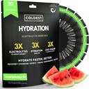 Idratazione più fredda - Electrolytes Powder Packets - Non OGM & No Zucchero artificiale - Miscela di bevanda elettrolita - Facile Open Single-Serving Stick Drop in acqua - 20 Stick per confezione (Watermelon)