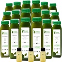 Pulire il succo verde di 5 giorni dalla fontana cruda, tutto naturale crudo, Vegan Detox, succo pressato a freddo, 30 bottiglie 12oz, 3 Ginger Shots