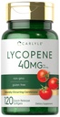 Carlyle Lycopene 40mg | 120 Softgels | Carotenoide naturale | Non OGM & Gluten Supplemento gratuito