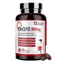 NATURE TARGET CoQ10-300mg-Softgels + PQQ con Organic-Olive-Oil - Alto assorbimento-Coenzima-Q10 - Antiossidante-per-Health-Health e supporto immunitario, produzione di energia, 120 Servings
