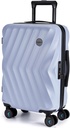 BAGSMART Carry On L Bag 22x14x9 Airline approvato, PC Hardside Suitcase, 20 pollici Carryon con Spinner Wheels, Bagaglio leggero Rolling Suitcases per uomo donne (Purple)