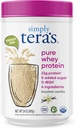 Polvere pura di proteine del siero di tera - polvere di proteine del siero di Vanilla di erba Fed, pulita, fatta senza dolcificanti artificiali, non OGM, Kosher, rBGH-Free, Soy-Free - 24 Oz