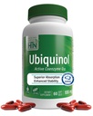 Ubiquinol 100mg 60 Softgels come Kaneka QH ridotto CoQ-10 | Stabilizzato - 3rd Party Testato | Biodisponibilità potenziata | Cardiovascular & Mitochondria Function Support | Non OGM